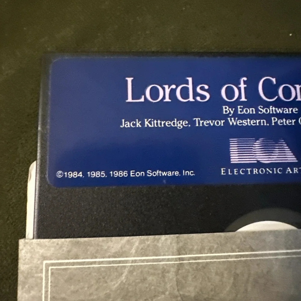 Lords of Conquest for Commodore 64 Floppy Disks Only Vintage Computer Game